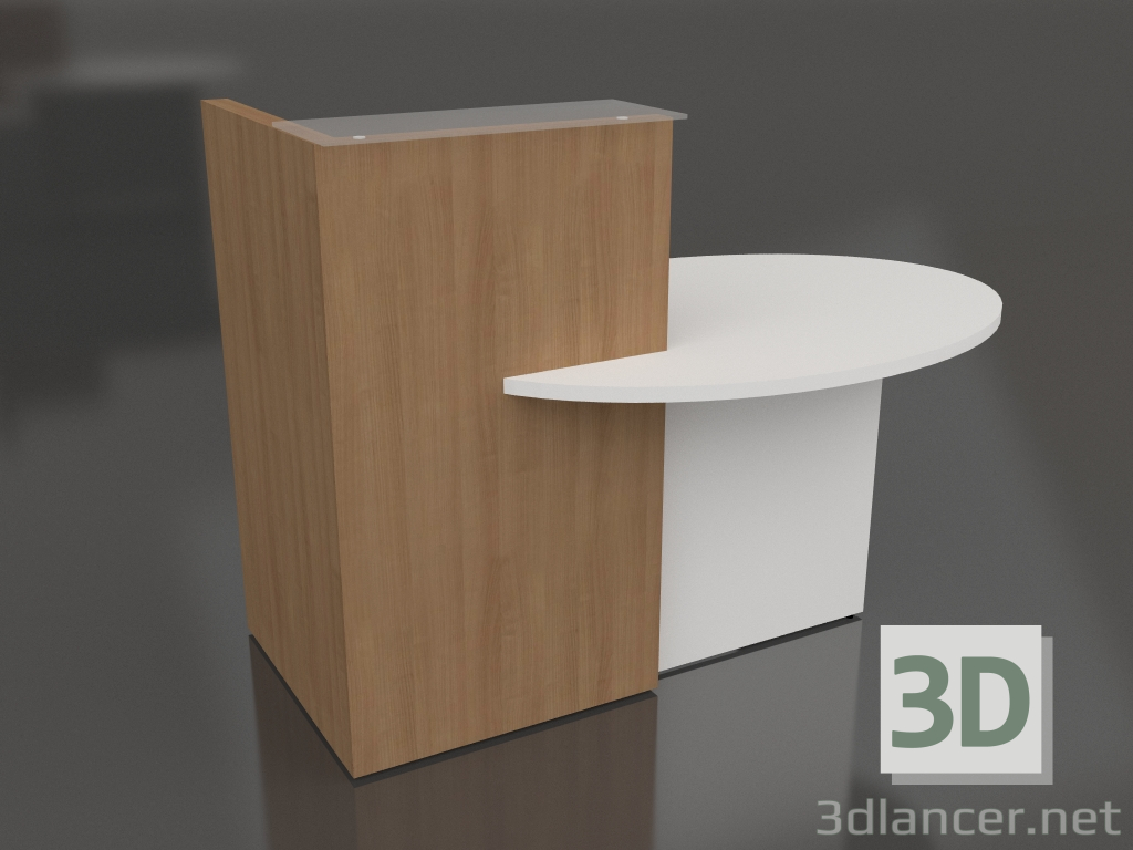 modello 3D Banco reception Ovo LOL10 (1550x870) - anteprima