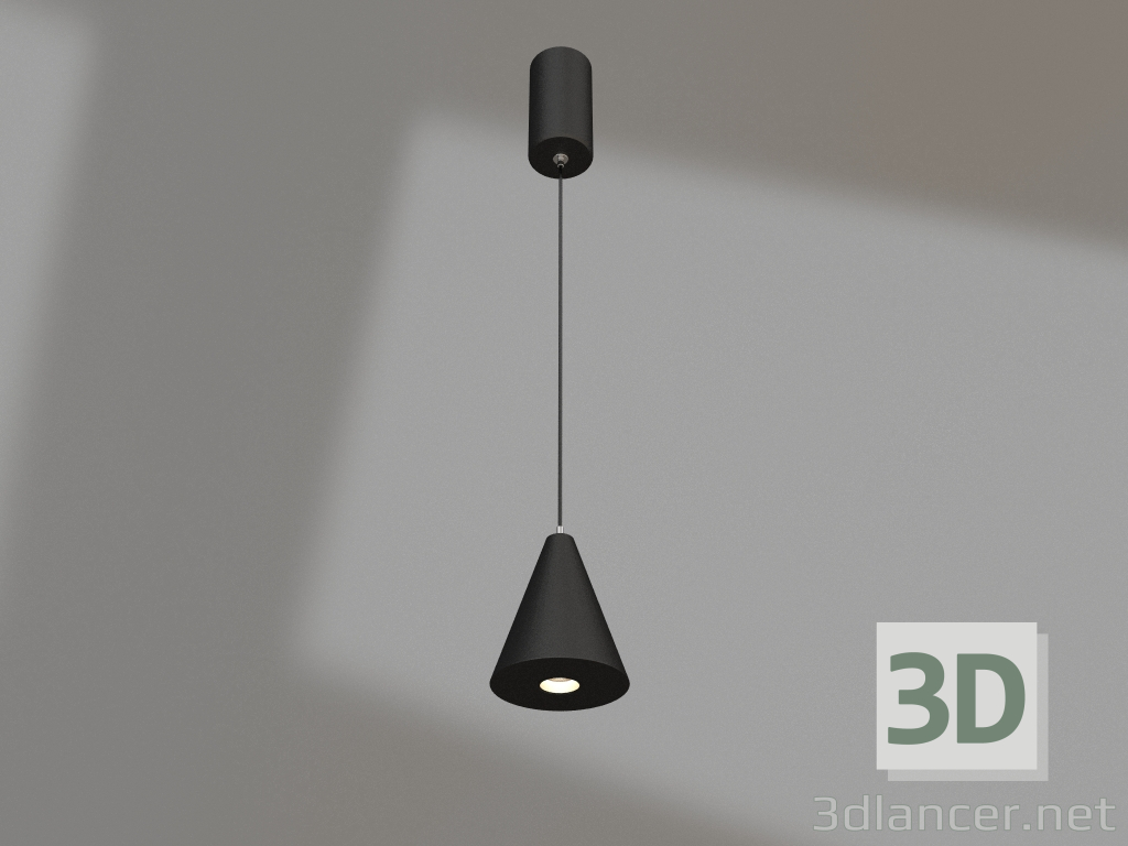 modello 3D Lampada SP-ELEMENTA-CONE-R83-9W Day4000 (BK, 39 gradi, 230V) - anteprima