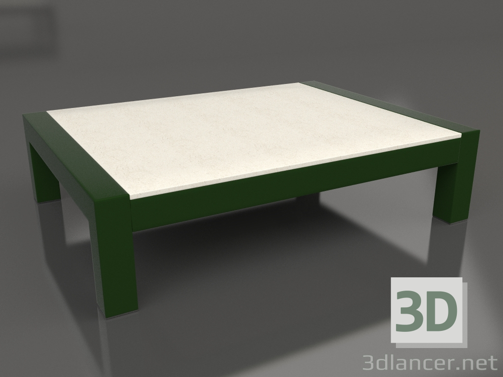3d модель Кофейный стол (Bottle green, DEKTON Danae) – превью
