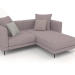 3D Modell Sofa Carol 1960 x 1800 (Baqueria 9) - Vorschau