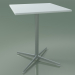 3d model Square table 0964 (H 74 - 60x60 cm, M02, LU1) - preview