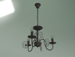 Pendant chandelier 60018-3 (black with gold)