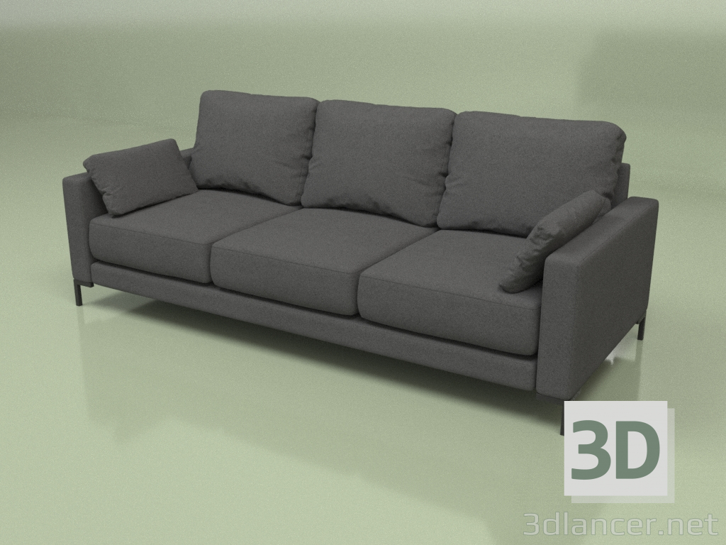 Modelo 3d Sofá Jade (cinza escuro) - preview