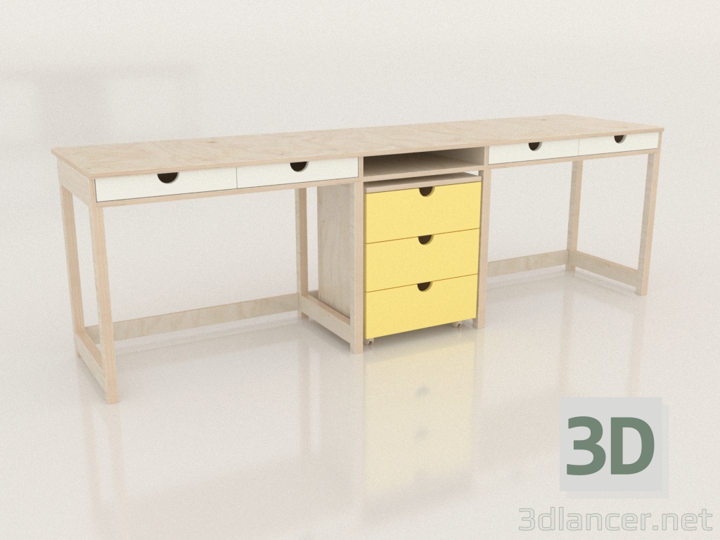3d model MODE T2 desk (TCDTA2) - preview