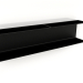 modèle 3D Grande étagère VIPP922 (noir) - preview