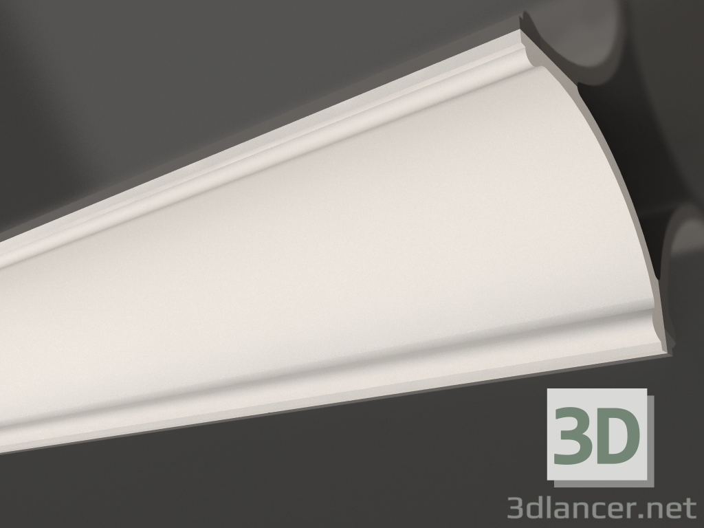 modello 3D Cornice soffitto in gesso alto KGP 011 (160x200) - anteprima