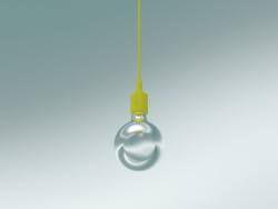 Lámpara colgante E27 (Amarillo)
