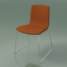 3d model Chair 3964 (on skids, polypropylene, upholstery) - preview