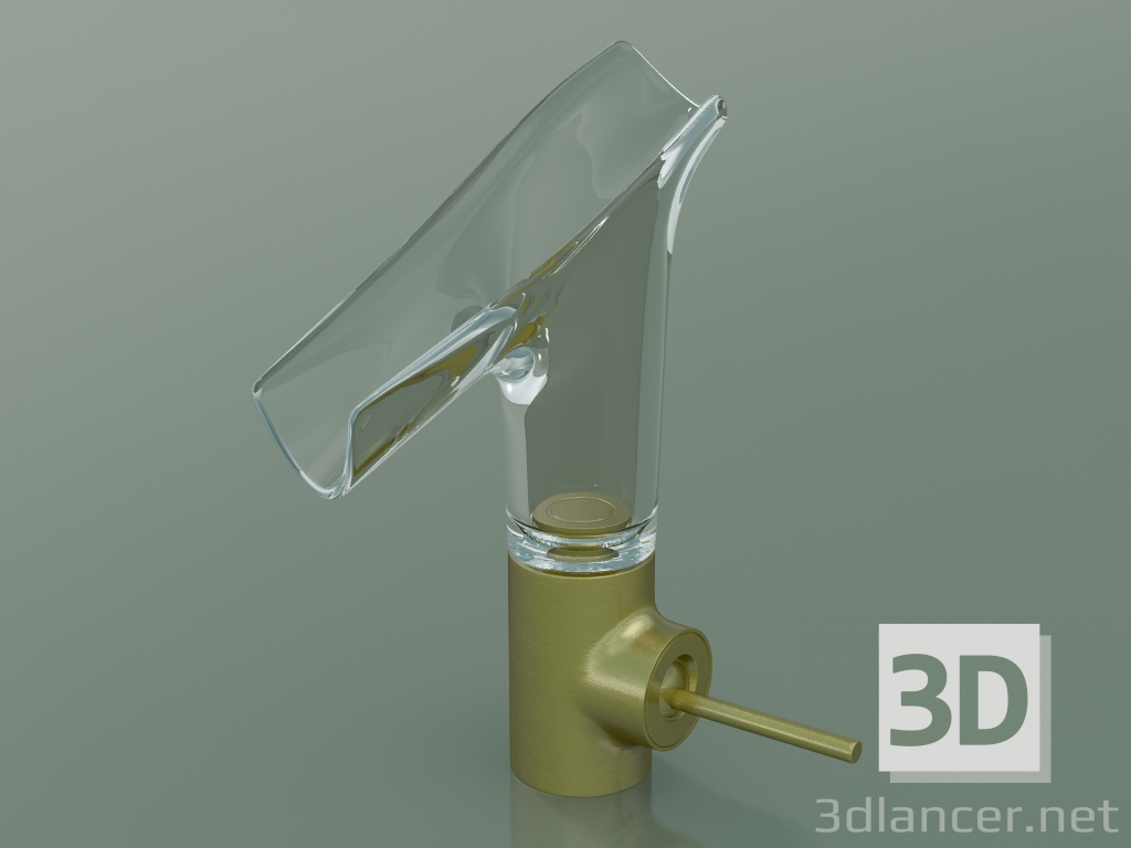 Modelo 3d Misturador monocomando para lavatório 140 com bico de vidro (12112950) - preview