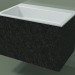 3D modeli Duvara monte lavabo (02R143302, Nero Assoluto M03, L 72, P 48, H 48 cm) - önizleme