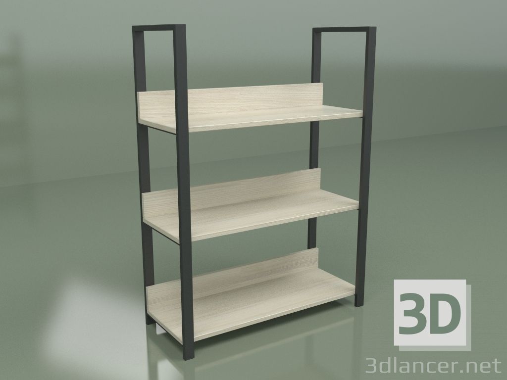 3D Modell Regal 3 Fachböden 900 - Vorschau