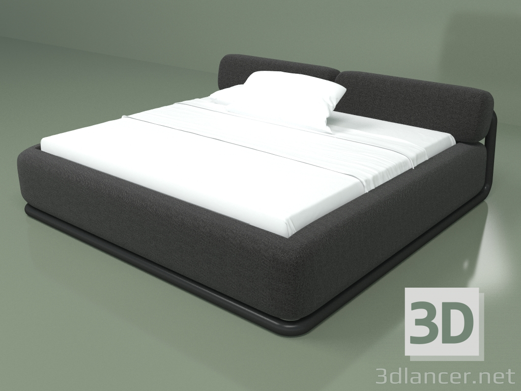 3D modeli Çift kişilik yatak BE01 - önizleme