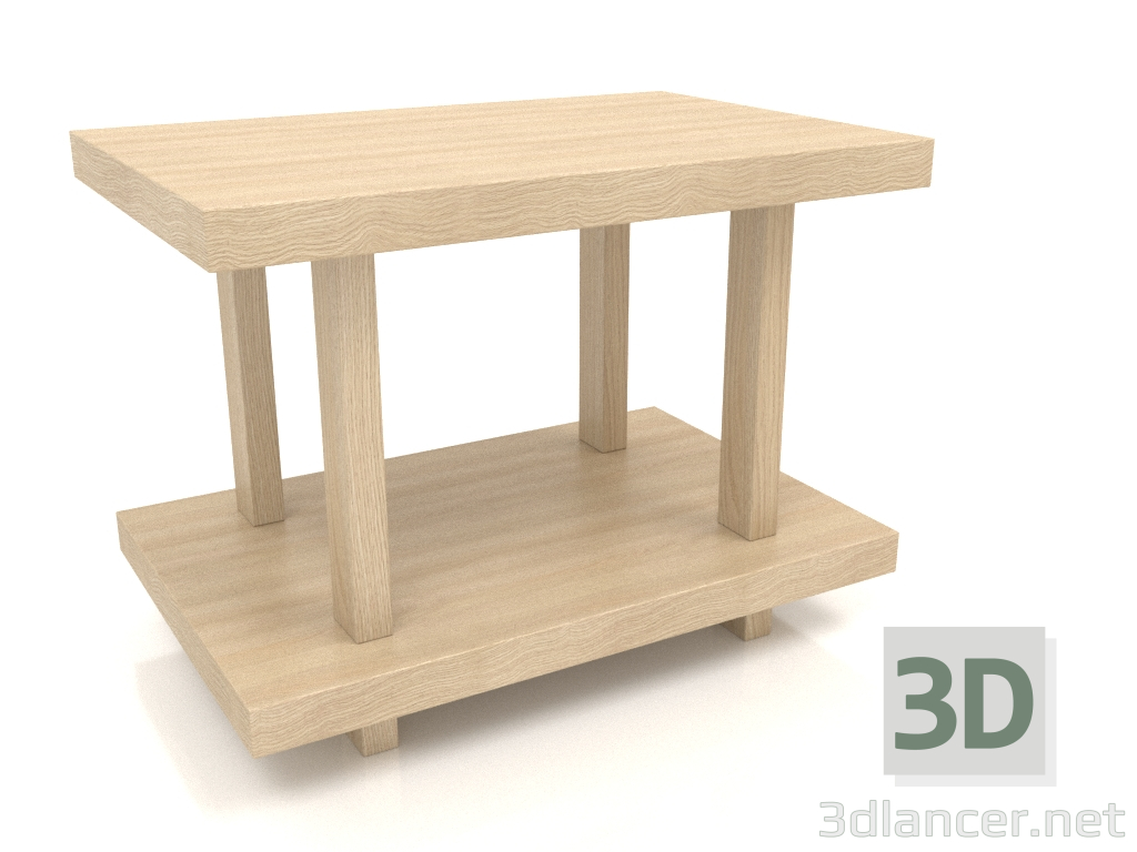3 डी मॉडल बेडसाइड टेबल टीएम 07 (600x400x450, लकड़ी सफेद) - पूर्वावलोकन