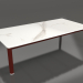 modèle 3D Table basse 70×140 (Rouge vin, DEKTON Aura) - preview