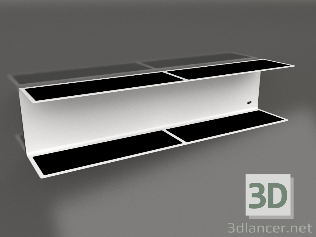 modèle 3D Grande étagère VIPP922 (blanc) - preview