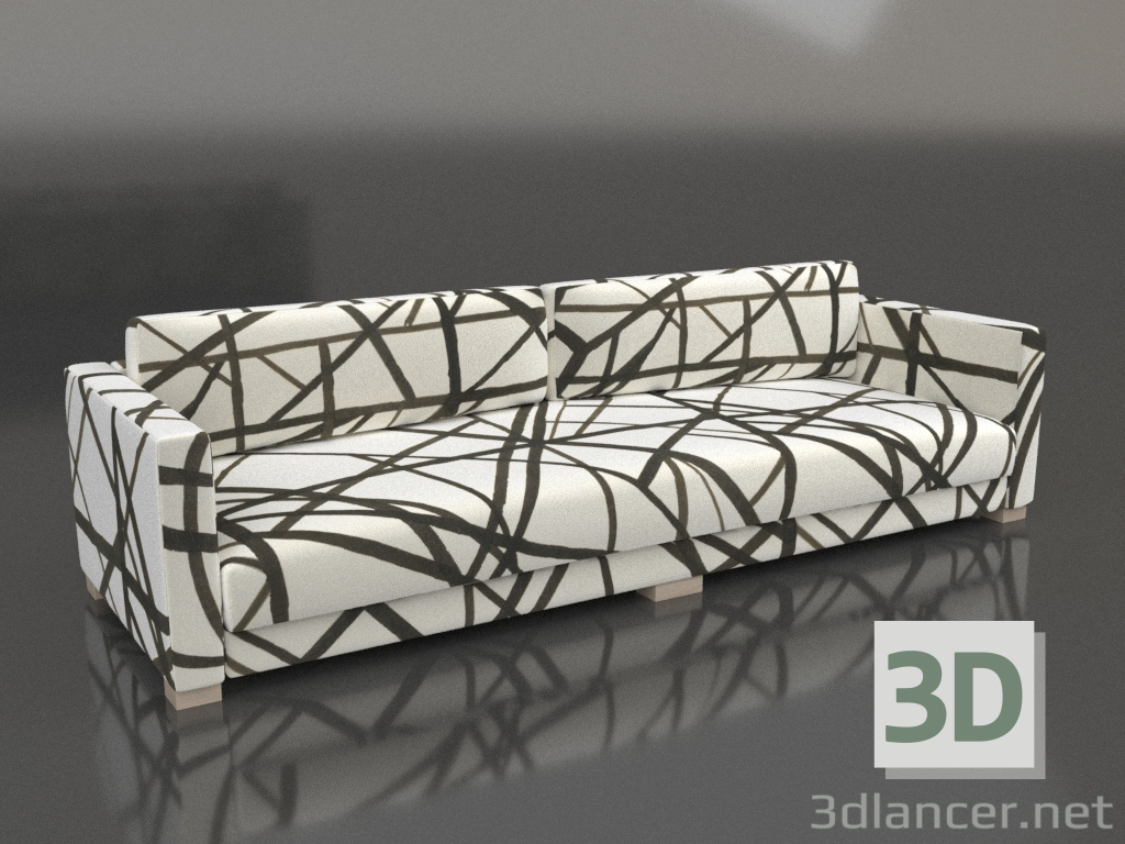 3d model Sofá LOUIS - vista previa 3d model Sofá LOUIS - vista previa