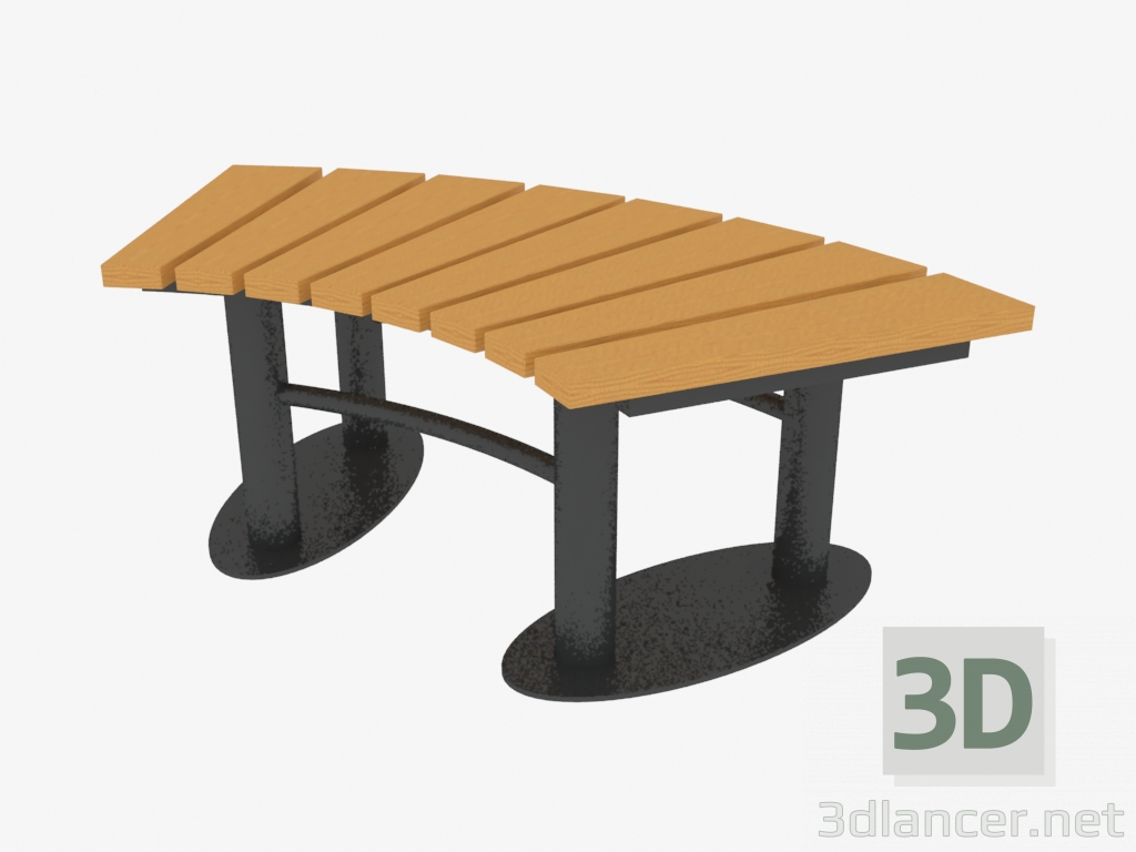 3D Modell Sitzbank (8014) - Vorschau