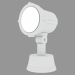 modello 3D Searchlight TECHNO SPOT (S3515W LED) - anteprima