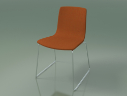Stuhl 3953 (auf einem Schlitten mit Polsterung)