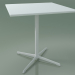 3D Modell Quadratischer Tisch 0965 (H 74 - 70 x 70 cm, M02, V12) - Vorschau