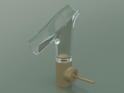 Misturador monocomando para lavatório 140 com bico de vidro (12112140)