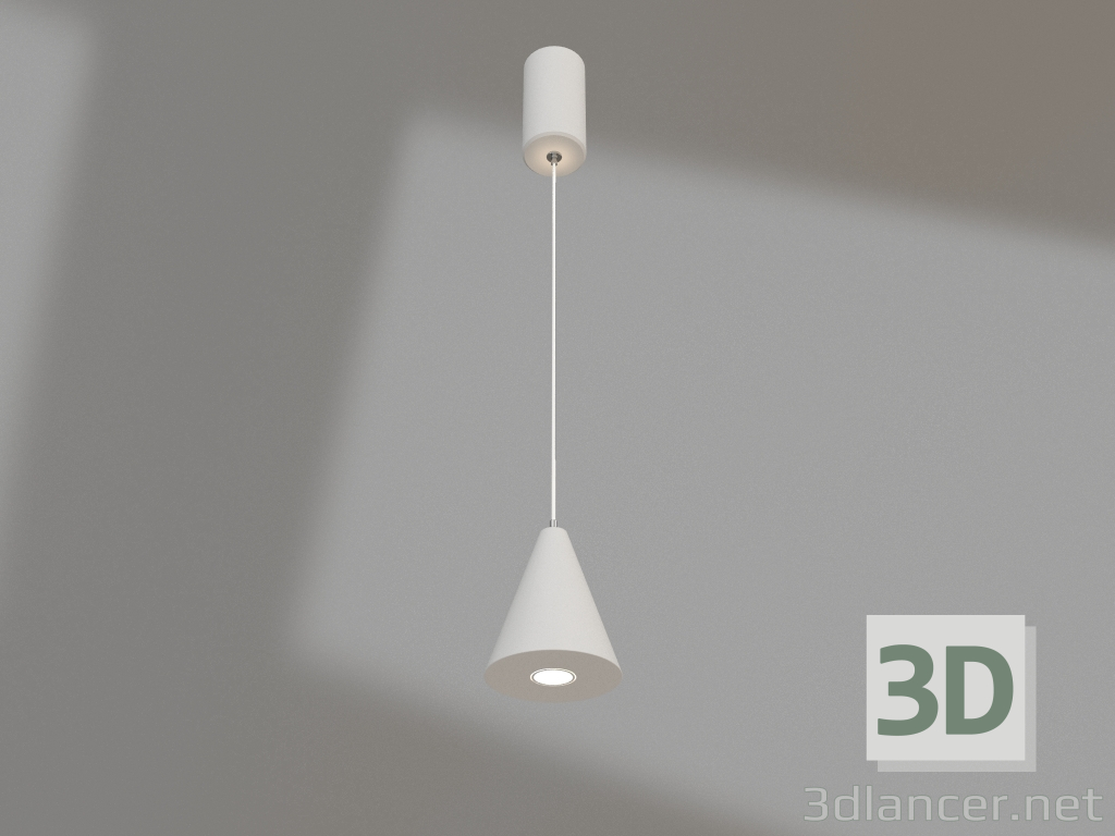 modello 3D Lampada SP-ELEMENTA-CONE-R83-9W Day4000 (WH, 39 gradi, 230V) - anteprima