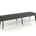 3d model Conference table with hole for cables 415x155 - preview