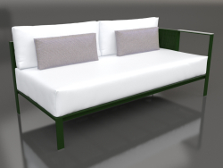 Módulo sofá, sección 1 derecha (verde botella)