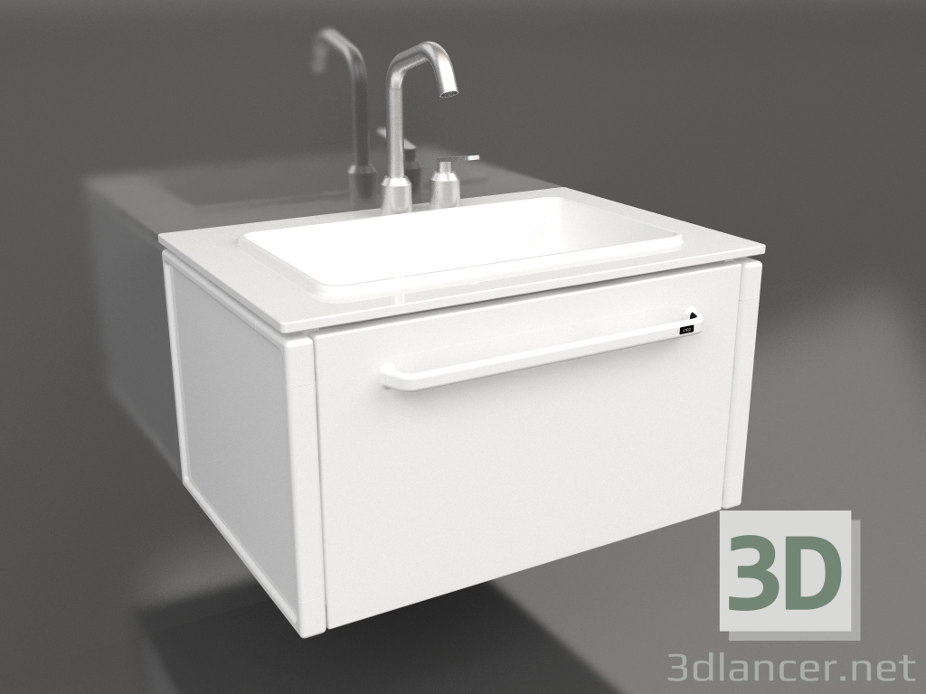3d model Módulo de baño pequeño VIPP981 - vista previa