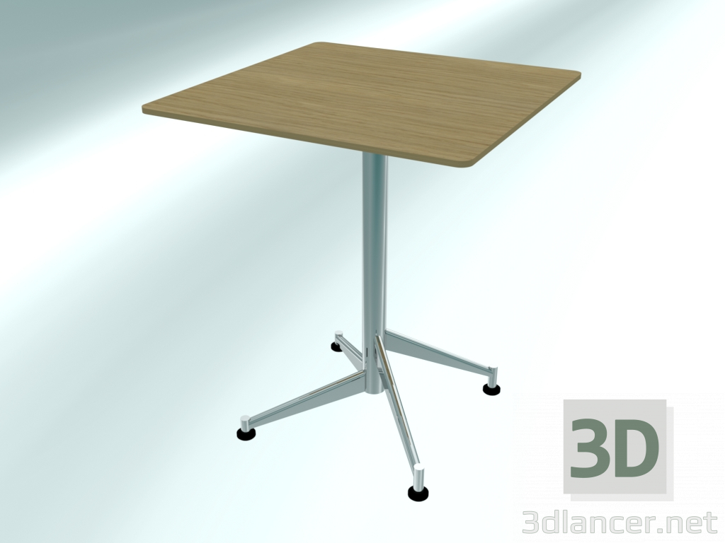 3d модель Складной барный столик SELTZ basic (60Х60 Н72 разложенный) – превью