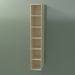 3d model Wall tall cabinet (8DUAED01, Bone C39, L 24, P 36, H 144 cm) - preview