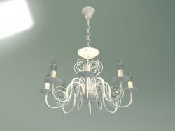 Hanging chandelier 60018-8 (white with gold)