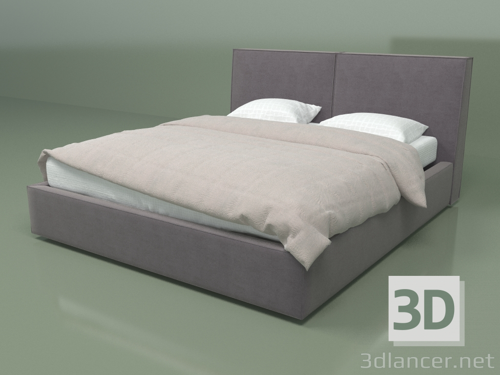 3d model Frida cama doble - vista previa