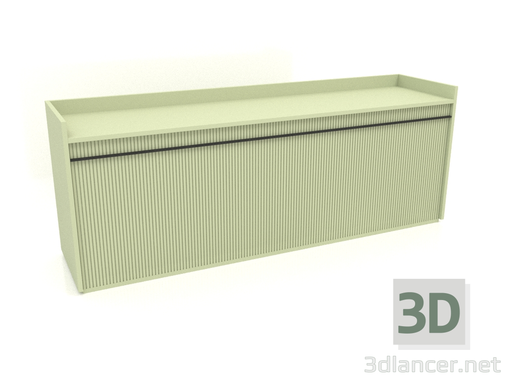 modello 3D Armadio TM 11 (2040x500x780, verde chiaro) - anteprima