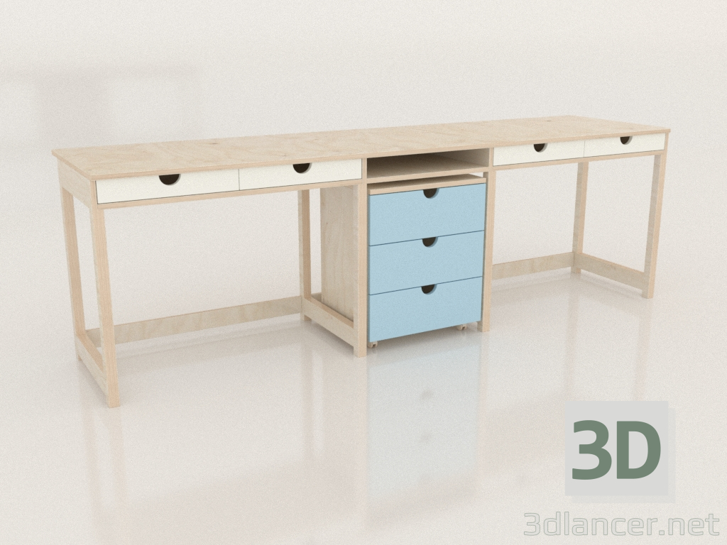 3d модель Письмовий стіл MODE T2 (TBDTA2) – превью