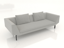 3-Sitzer-Sofa (Metallbeine)