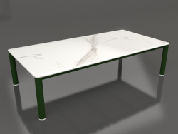 Table basse 70×140 (Vert bouteille, DEKTON Aura)