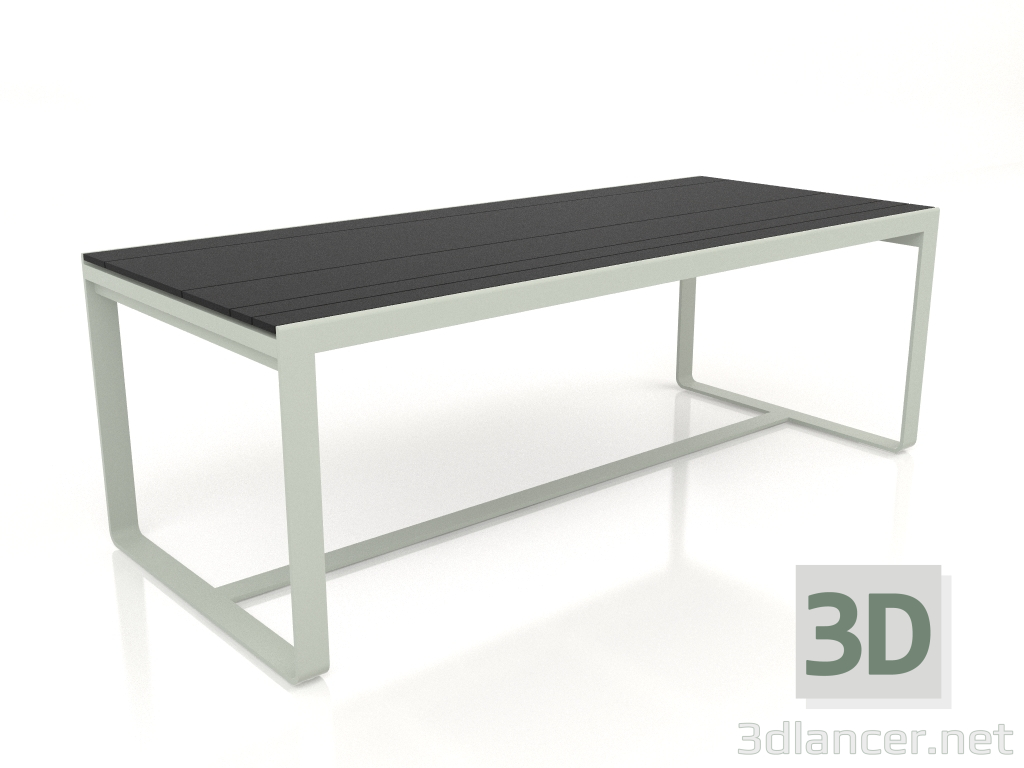 modello 3D Tavolo da pranzo 210 (DEKTON Domoos, Grigio cemento) - anteprima