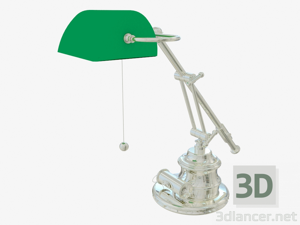 3D Modell Klassische Tischlampe - Vorschau