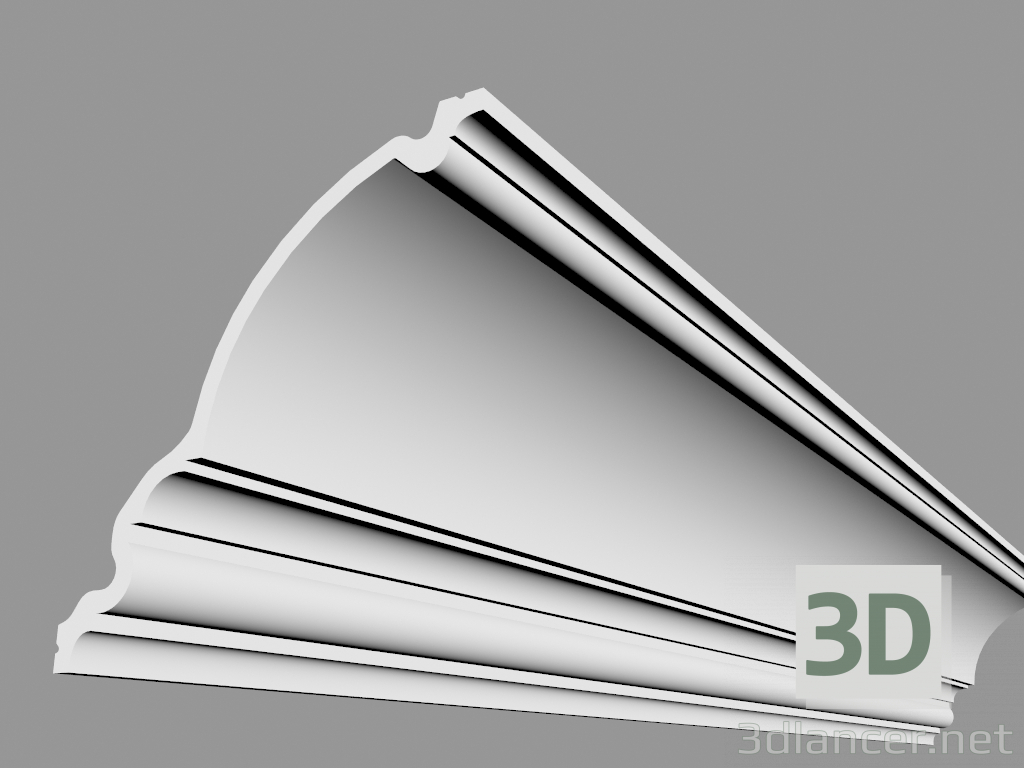 3D modeli Korniş C336 (200 x 27,1 x 26,6 cm) - önizleme