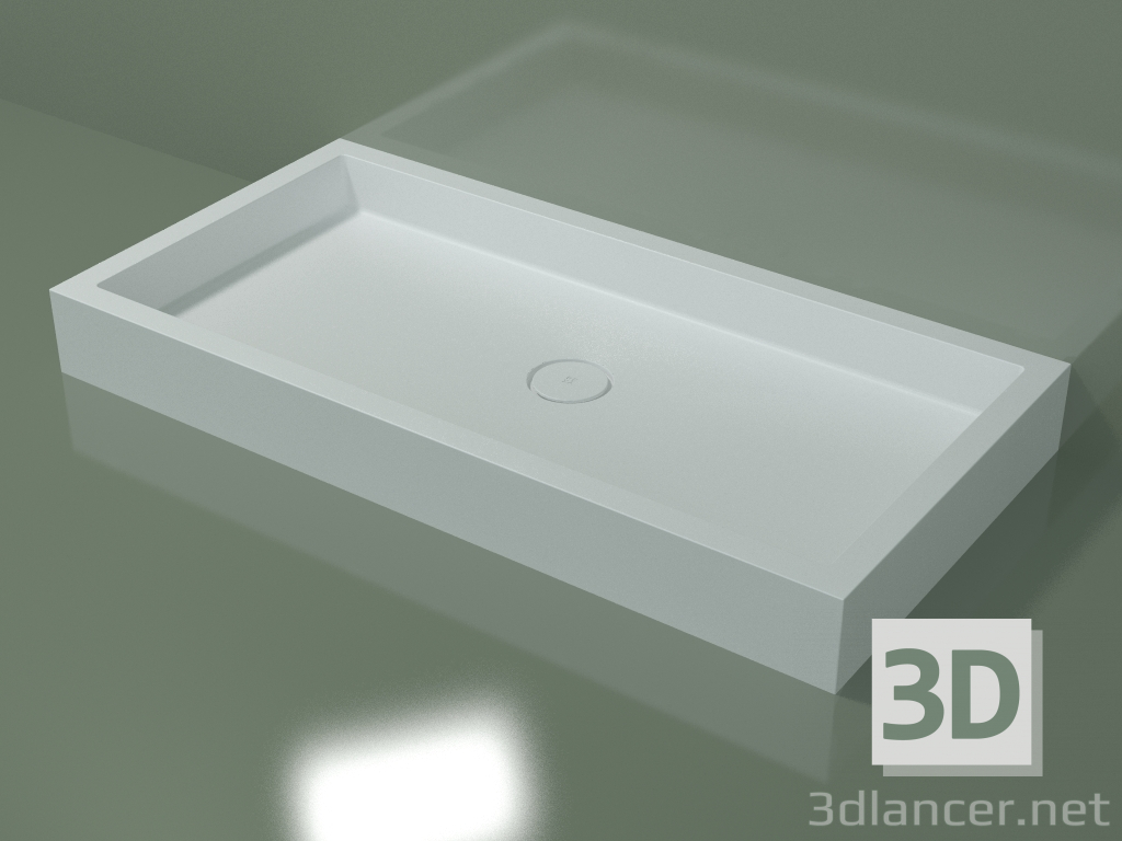 modèle 3D Receveur de douche Alto (30UA0112, Glacier White C01, 140x70 cm) - preview