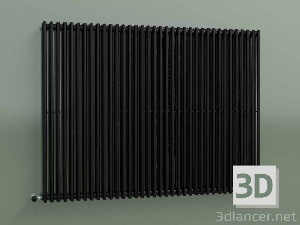 3d model Radiador vertical ARPA 2 (920 36EL, Negro) - vista previa