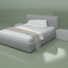 3D modeli Çift kişilik yatak Bergamo - önizleme