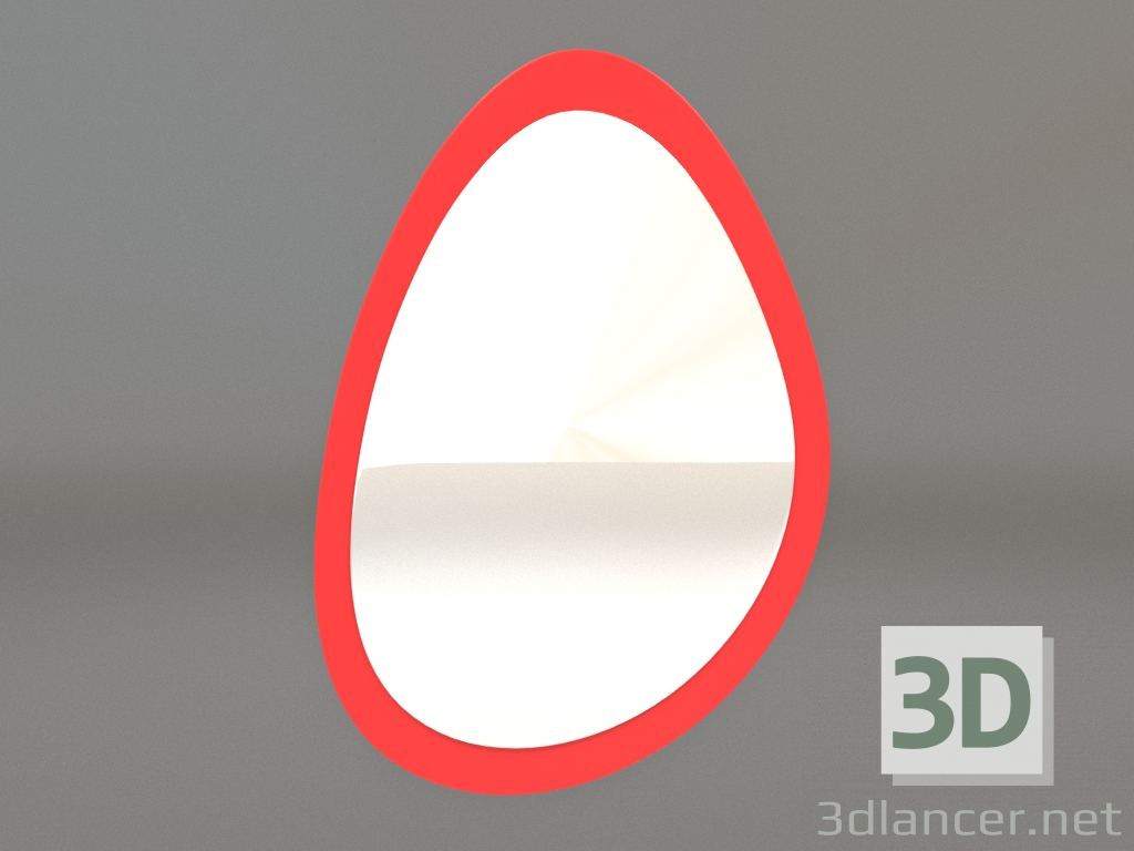 modello 3D Specchio ZL 05 (611х883, arancione luminoso) - anteprima