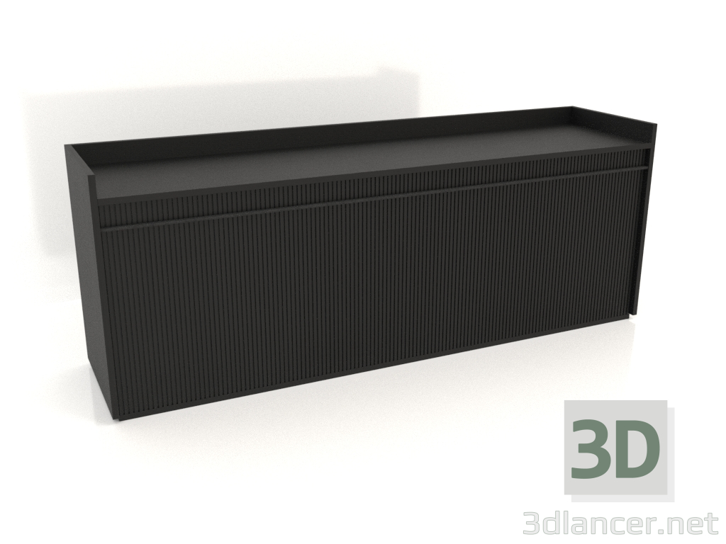modèle 3D Armoire TM 11 (2040x500x780, bois noir) - preview