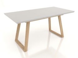 Folding table Manchester 120-160 (white-elm)