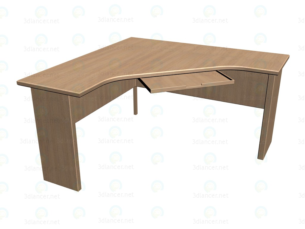 3d model Computer tables corner 26S341 - preview