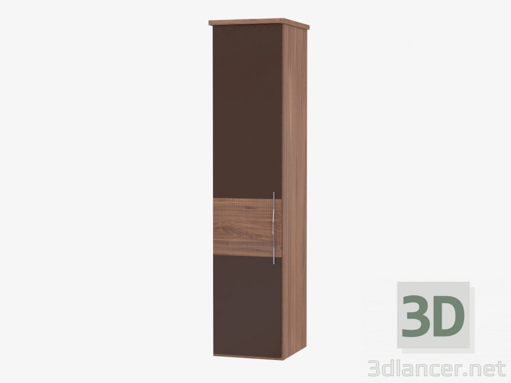 3d model Mueble modular sola puerta 6 (55,4h235,9h62) - vista previa