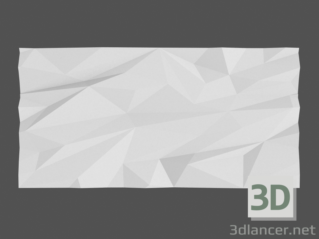 modèle 3D Panneau 3D Stells - preview