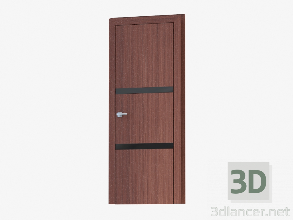 3 डी मॉडल इंटररूम दरवाजा (47.30 काला) - पूर्वावलोकन